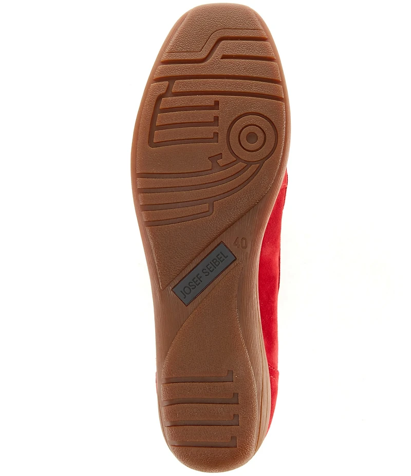 Josef Seibel Fenja 34 Suede Bit Buckle Loafers