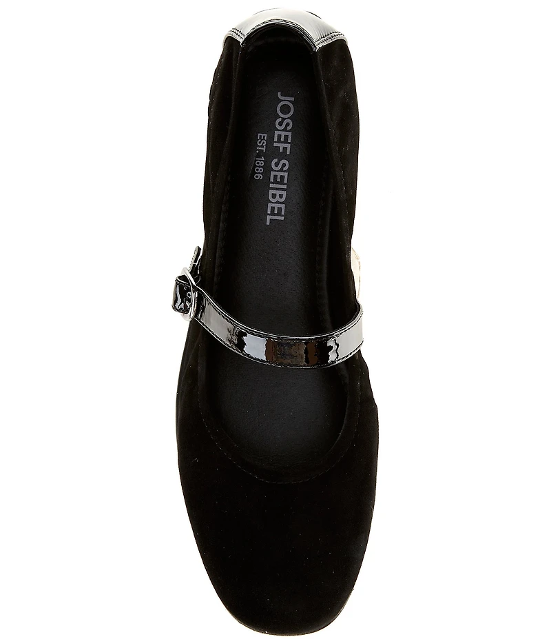 Josef Seibel Fenja 37 Suede Mary Jane Flats
