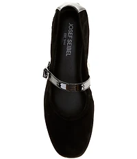 Josef Seibel Fenja 37 Suede Mary Jane Flats