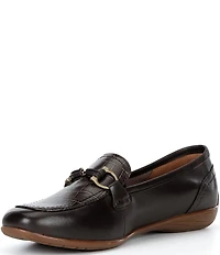 Josef Seibel Fenja 40 Croco Print Leather Loafers