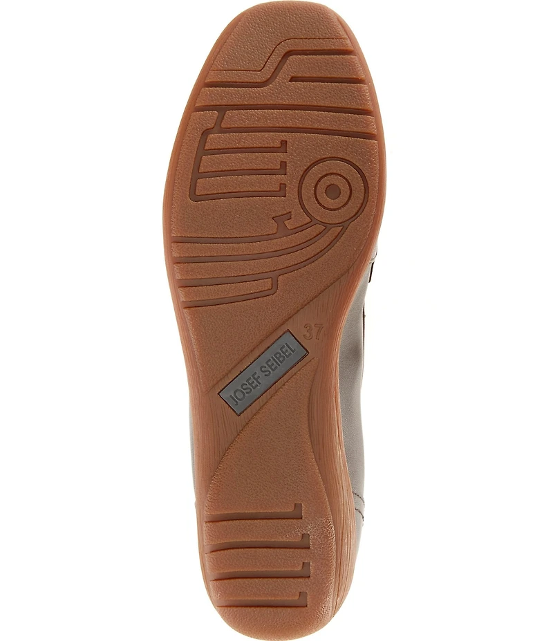 Josef Seibel Fenja 40 Croco Print Leather Loafers