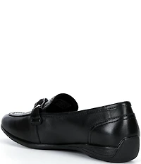 Josef Seibel Fenja 40 Croco Print Leather Loafers