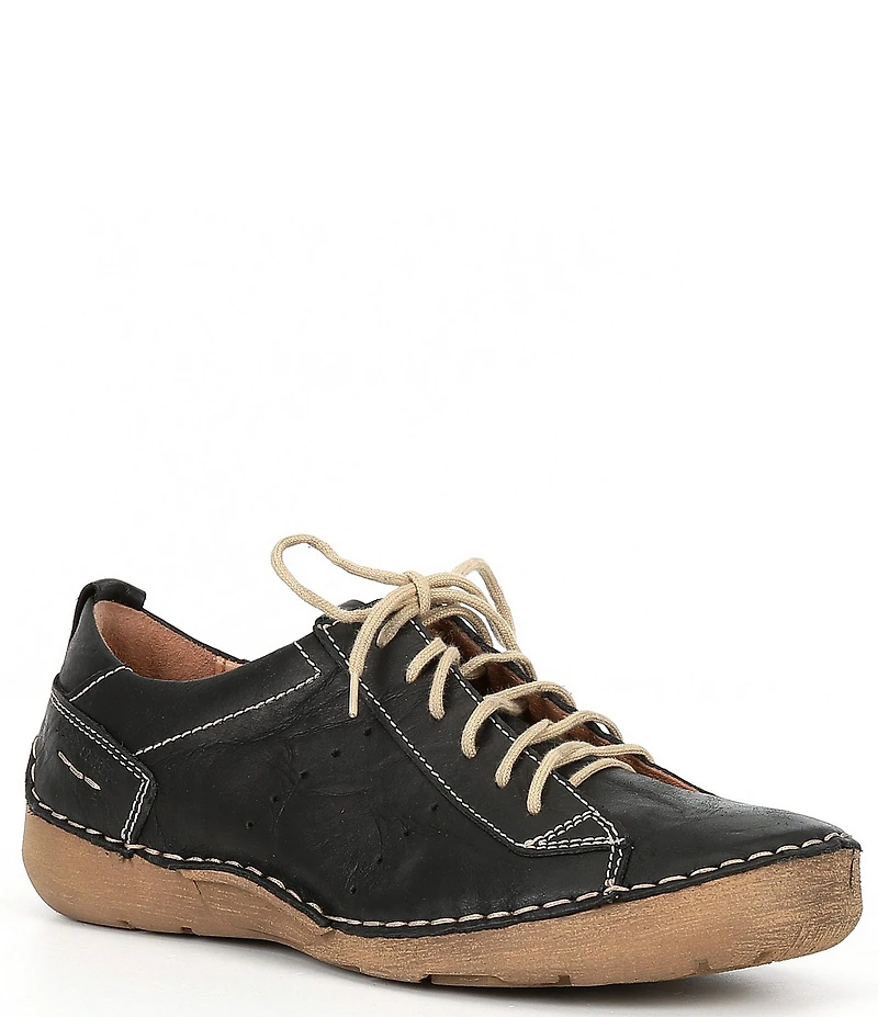 Josef Seibel Fergey 56 Leather Lace Up Oxford Sneakers