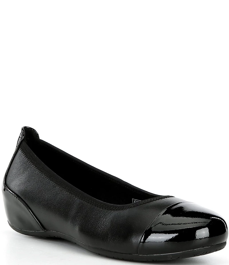 Josef Seibel Florina 01 Leather Cap Toe Flats