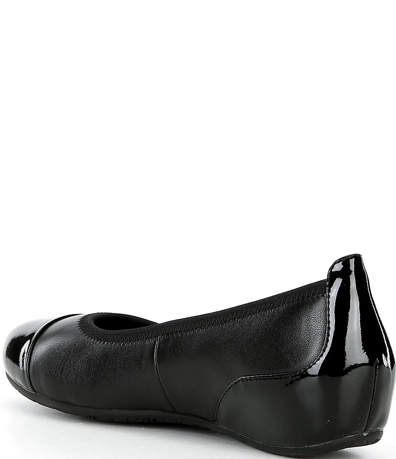 Josef Seibel Florina 01 Leather Cap Toe Flats