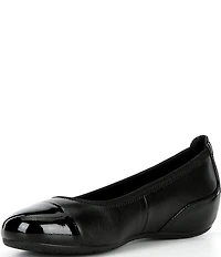Josef Seibel Florina 01 Leather Cap Toe Flats