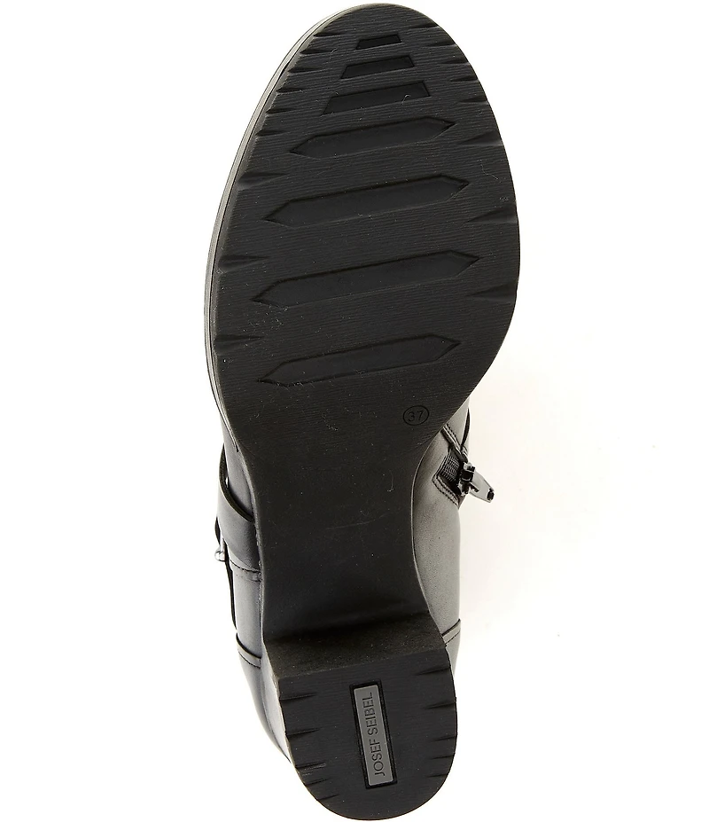 Josef Seibel Gloria 08 Leather Double Buckle Hardware Booties