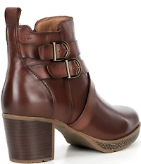 Josef Seibel Gloria 08 Leather Double Buckle Hardware Booties