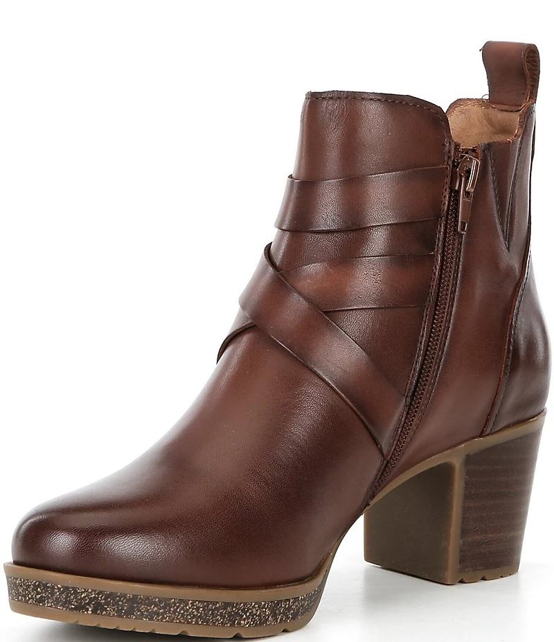 Josef Seibel Gloria 08 Leather Double Buckle Hardware Booties