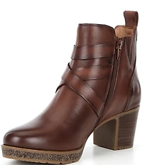 Josef Seibel Gloria 08 Leather Double Buckle Hardware Booties