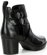 Josef Seibel Gloria 08 Leather Double Buckle Hardware Booties