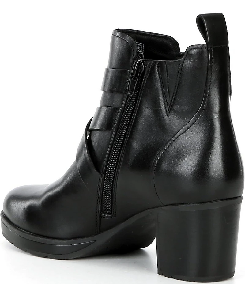 Josef Seibel Gloria 08 Leather Double Buckle Hardware Booties