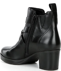 Josef Seibel Gloria 08 Leather Double Buckle Hardware Booties