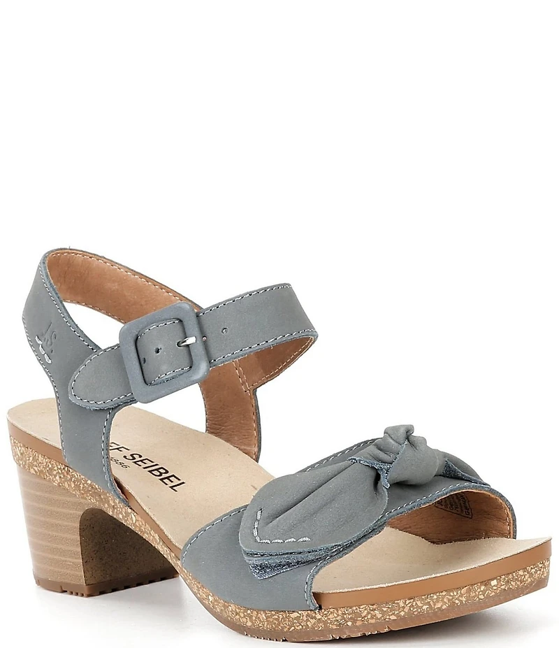 Josef Seibel Grace 11 Leather Knot Detail Sandals