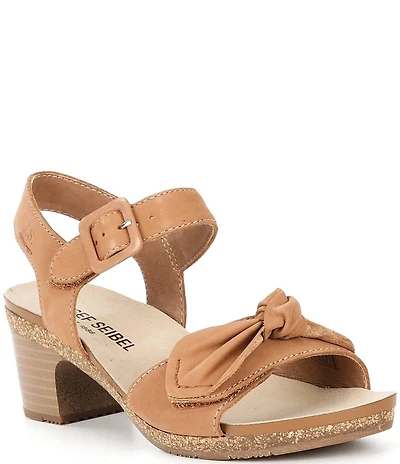 Josef Seibel Grace 11 Leather Knot Detail Sandals