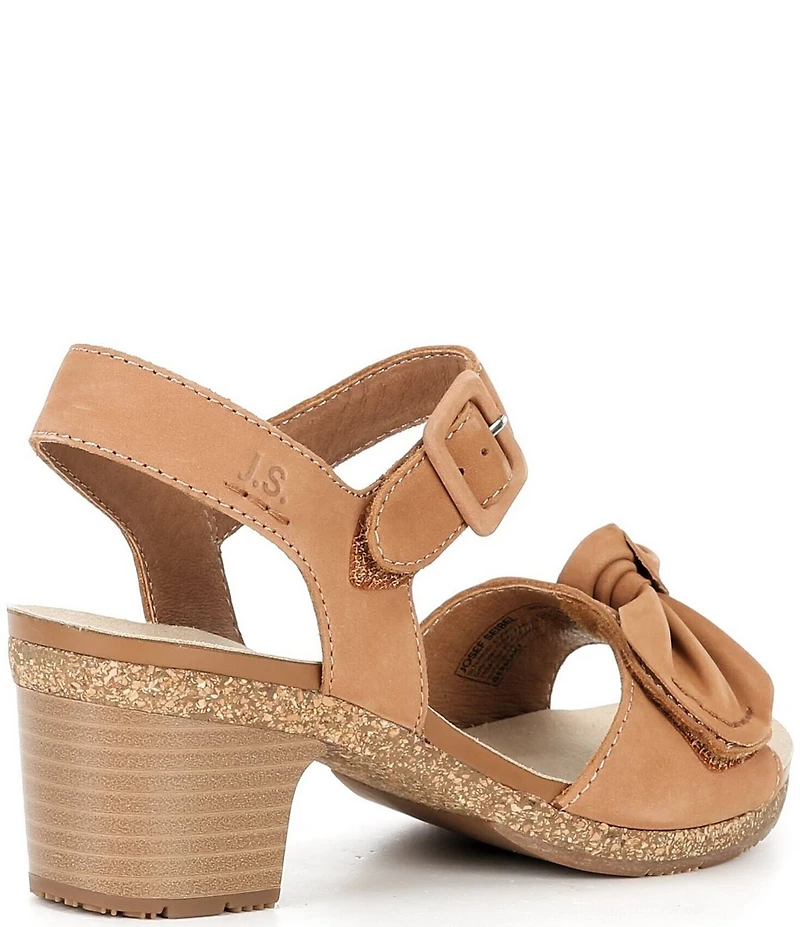 Josef Seibel Grace 11 Leather Knot Detail Sandals
