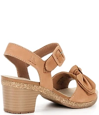 Josef Seibel Grace 11 Leather Knot Detail Sandals