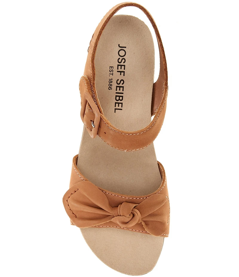 Josef Seibel Grace 11 Leather Knot Detail Sandals