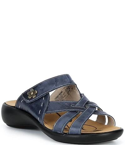 Josef Seibel Ibiza 99 Leather Slide Sandals