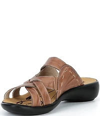 Josef Seibel Ibiza 99 Leather Slide Sandals