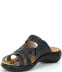 Josef Seibel Ibiza 99 Leather Slide Sandals