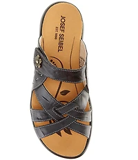 Josef Seibel Ibiza 99 Leather Slide Sandals