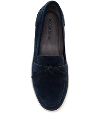 Josef Seibel Jessie 08 Suede Bow Loafers