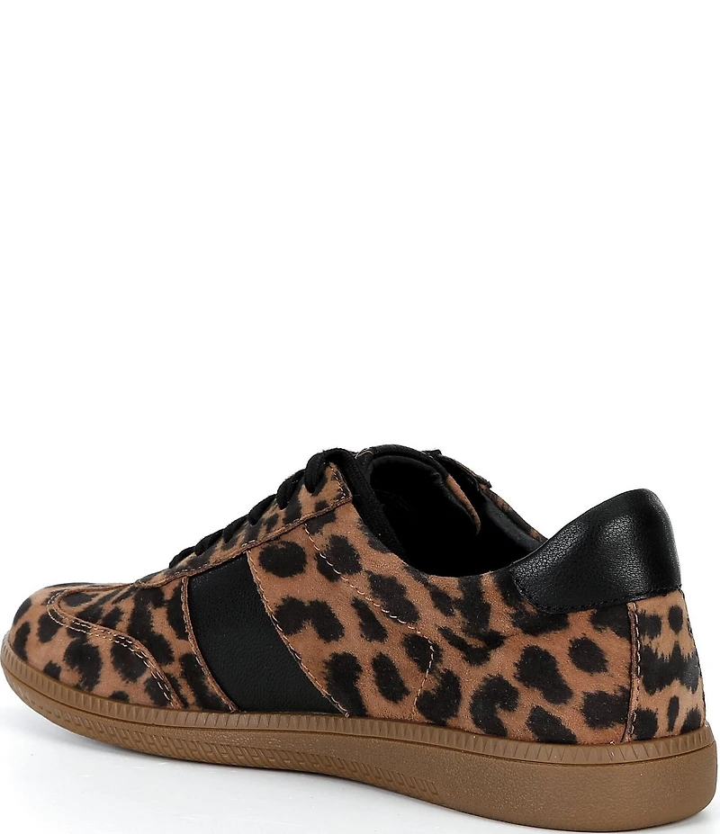 Josef Seibel Joleen 01 Leopard Print Suede Sneakers