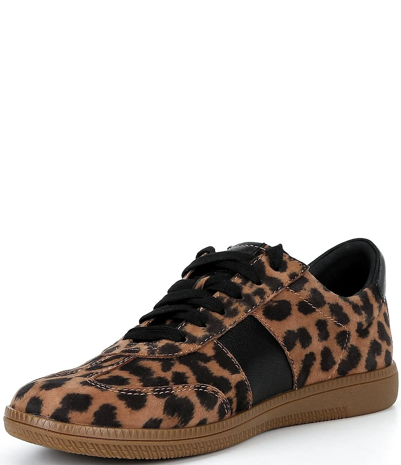 Josef Seibel Joleen 01 Leopard Print Suede Sneakers