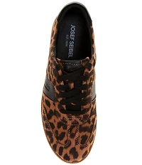 Josef Seibel Joleen 01 Leopard Print Suede Sneakers