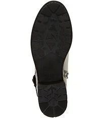 Josef Seibel Kate 10 Leather Buckle Detail Zipper Booties