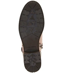 Josef Seibel Kate 10 Leather Buckle Detail Zipper Booties