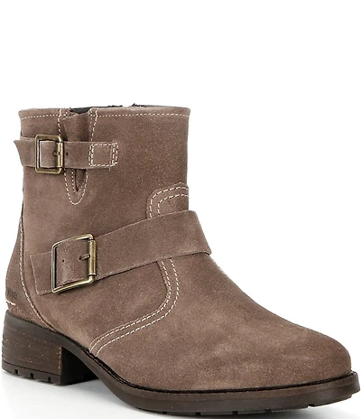 Josef Seibel Kate 21 Nubuck Buckle Hardware Booties