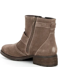 Josef Seibel Kate 21 Nubuck Buckle Hardware Booties
