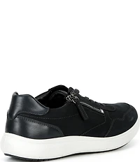 Josef Seibel Meghan 09 Leather and Suede Zipper Sneakers