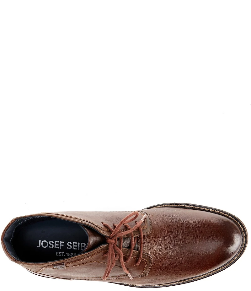 Josef Seibel Men's Earl 04 Leather Lace Up Chukka Boots