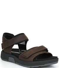 Josef Seibel Men's Emeric 10 Leather Hook-and-Loop Sandals