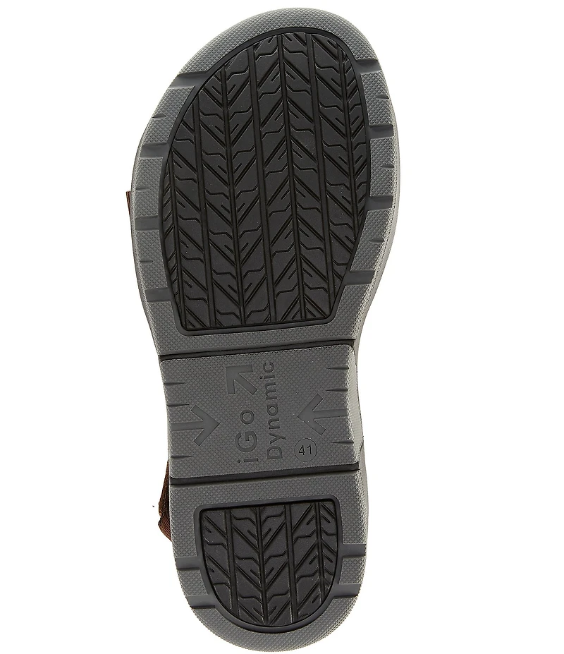 Josef Seibel Men's Emeric 10 Leather Hook-and-Loop Sandals