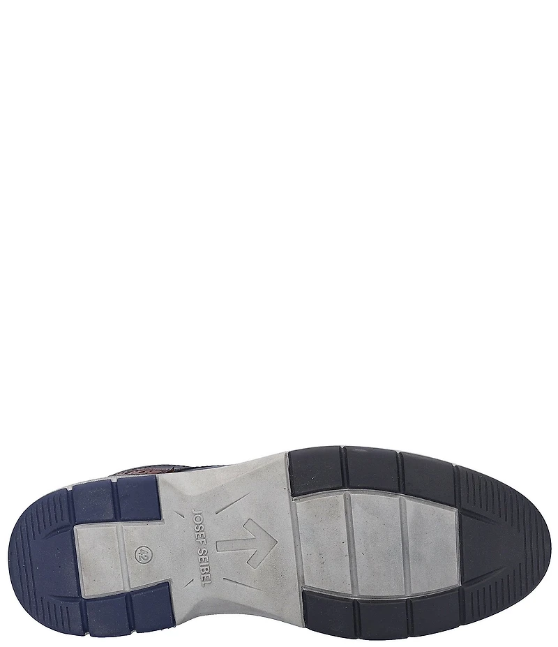 Josef Seibel Men's Stuart 07 Leather Wingtip Brogue Detail Oxfords