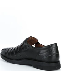 Josef Seibel Men's Stuart 12 Leather Fisherman Hook-and-Loop Sandals