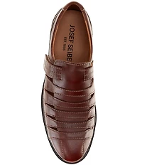 Josef Seibel Men's Stuart 12 Leather Fisherman Hook-and-Loop Sandals