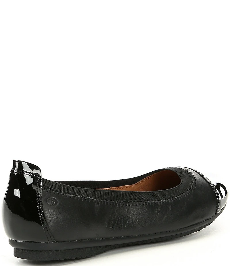 Josef Seibel Pippa 07 Patent Cap Toe Leather Flats