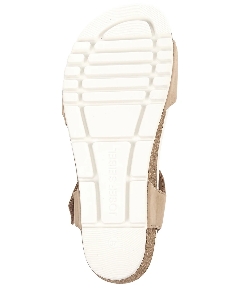 Josef Seibel Quinn 22 Suede Braided Wedge Sandals