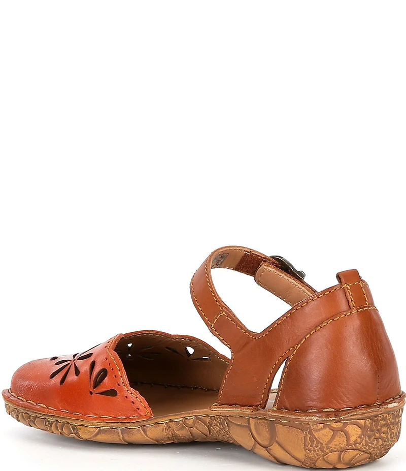 Josef Seibel Rosalie 04 Perforated Leather Mary Jane Flats