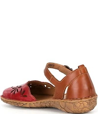 Josef Seibel Rosalie 04 Perforated Leather Mary Jane Flats