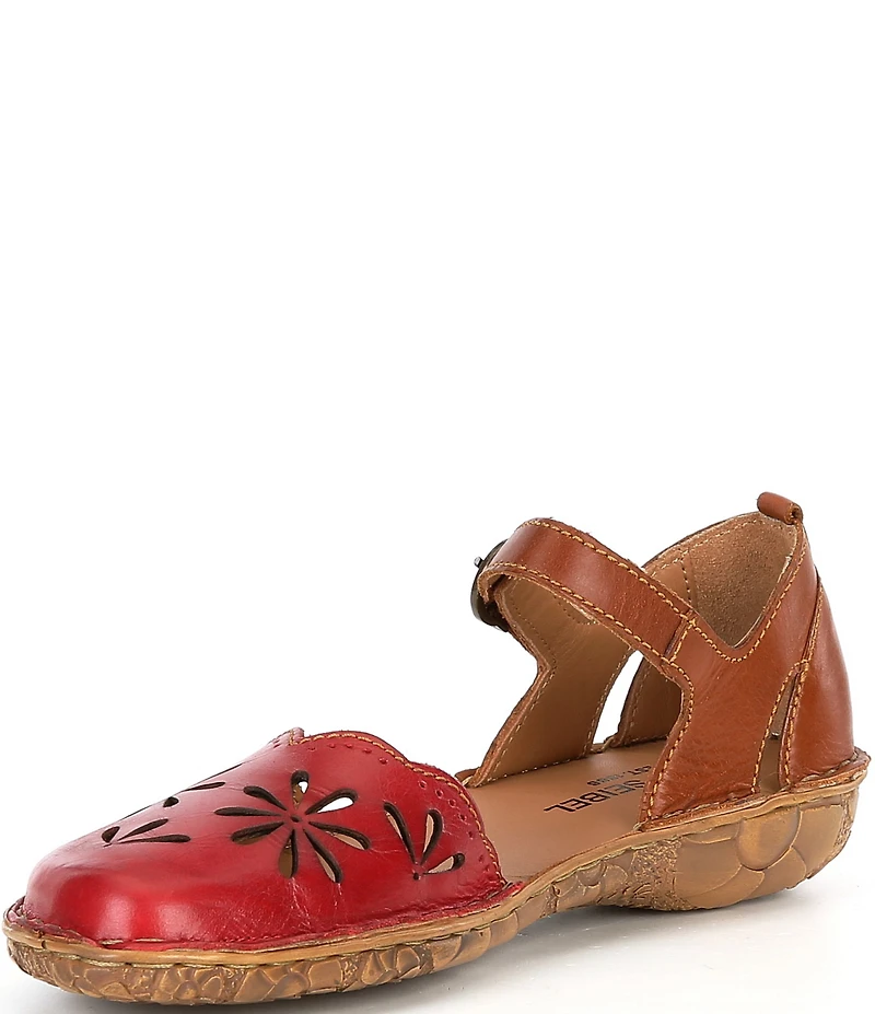 Josef Seibel Rosalie 04 Perforated Leather Mary Jane Flats