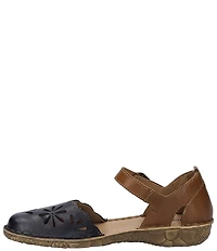 Josef Seibel Rosalie 04 Perforated Leather Mary Jane Flats