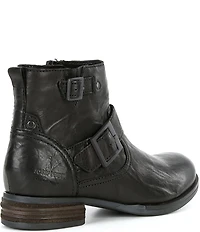 Josef Seibel Sanja 16 Buckle Leather Booties