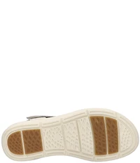Josef Seibel Sevran 01 Leather Ankle Wrap Wedge Sandals