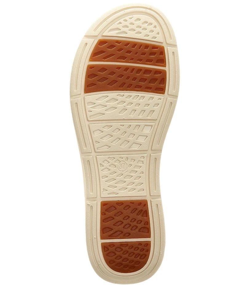 Josef Seibel Sevran 01 Leather Ankle Wrap Wedge Sandals